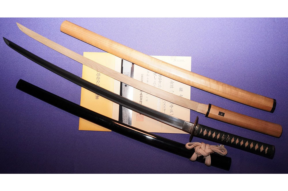 刀［無銘（千代鶴守弘）］（特別保存） Katana: Mumei ( Chiyozuru Morihiro ). NBTHK TOKUBETSU HOZON.