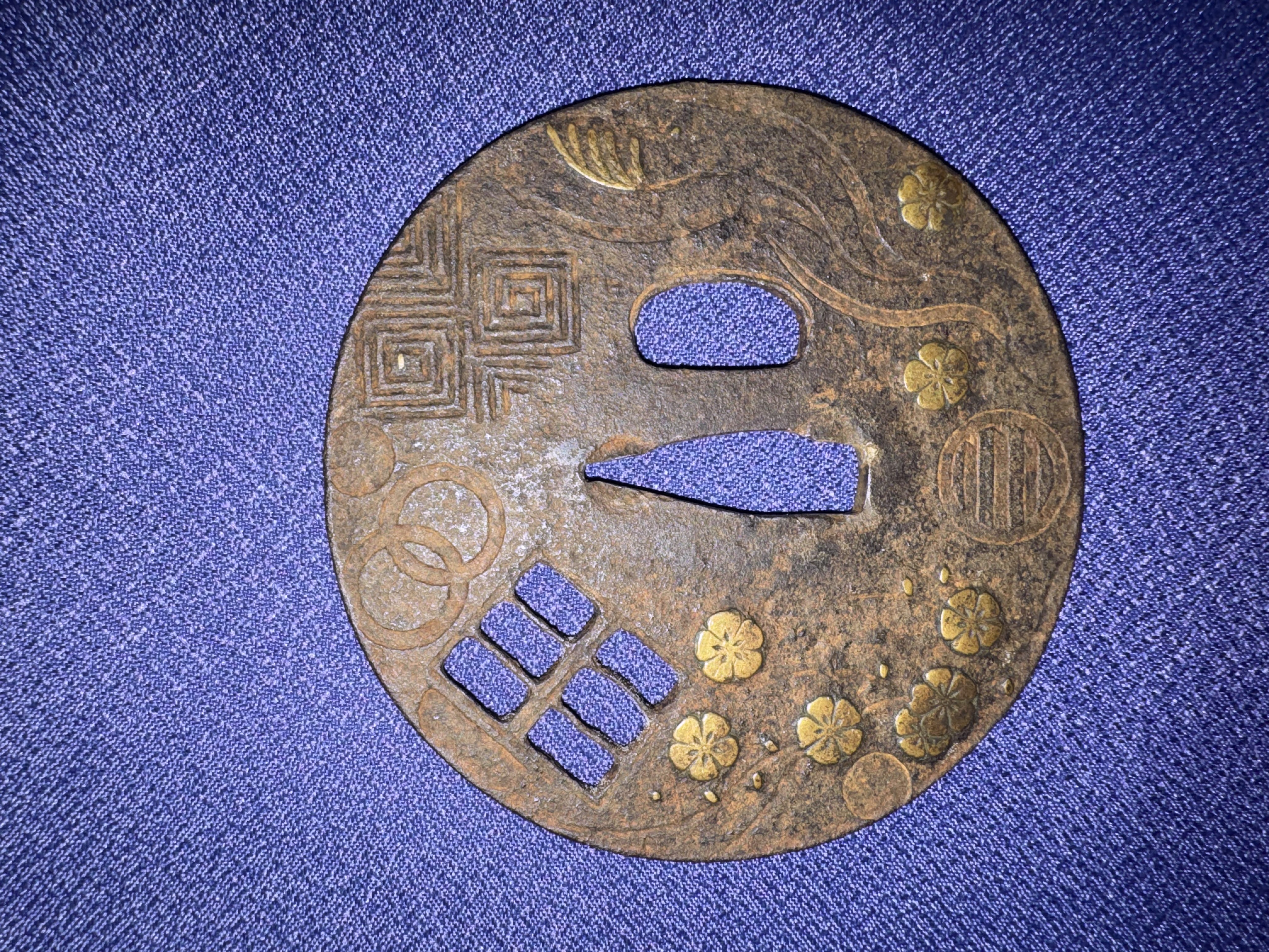 鐔[無銘 鎌倉]保存刀装具